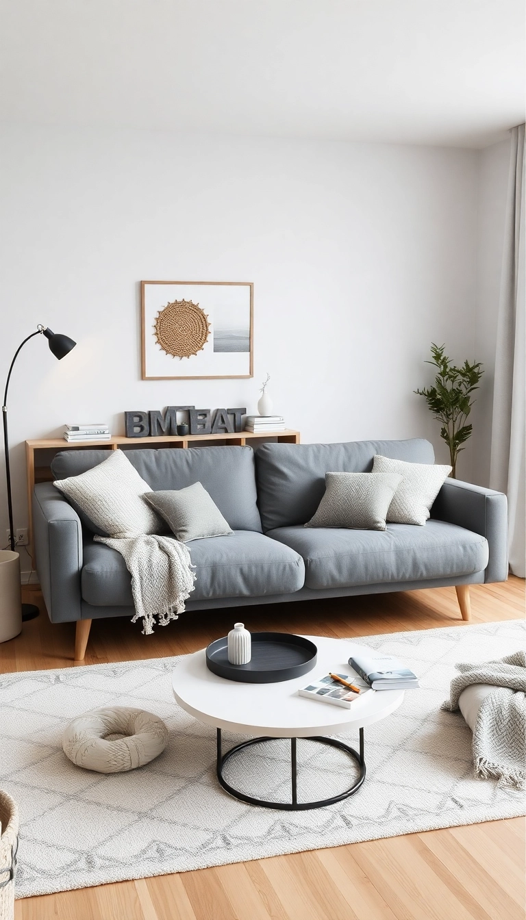 14 Scandinavian Living Room Ideas That'll Make You Want to Curl Up with a Blanket! - 12. Multi-functional Spaces