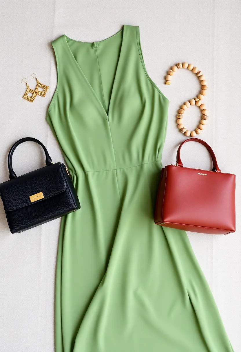 Elevate Your Style with This DIY Matcha Delight Dress Design (It’s a Game Changer!) - 9. Statement Accessories to Complement Your Dress