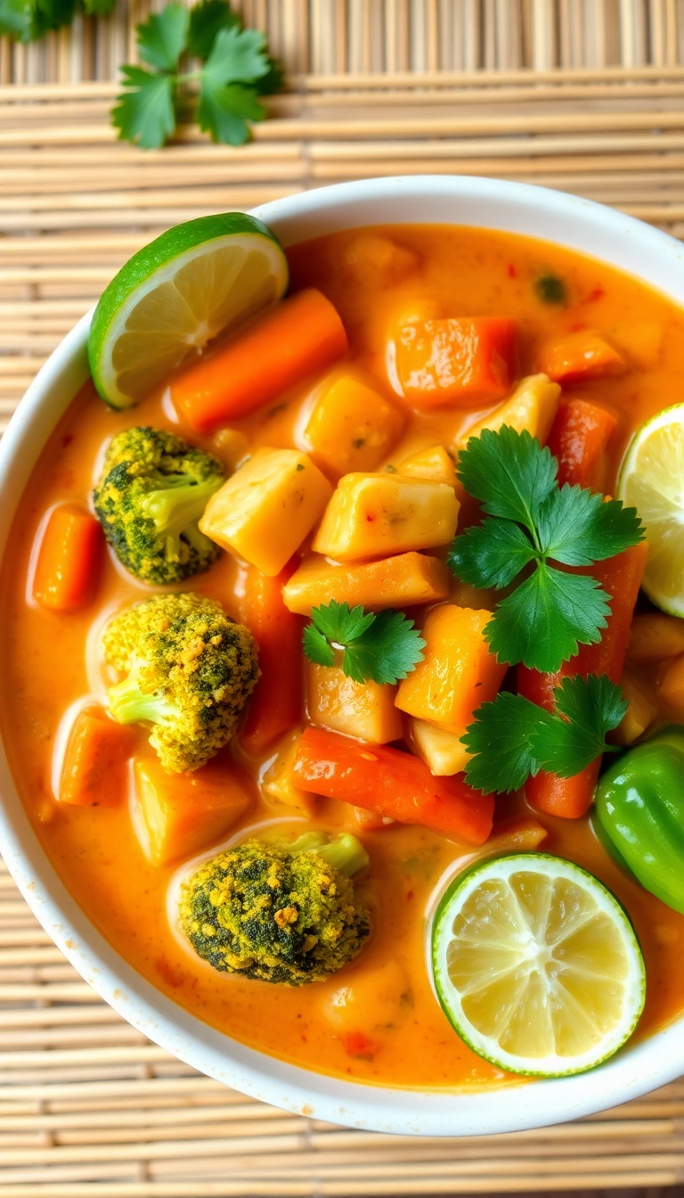 18 Healthy Dinner Recipes for Weight Loss That Taste Incredible! - 5. Thai Coconut Curry with Vegetables