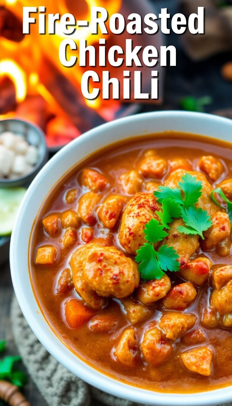 23 Chicken Chili Ideas That Will Spice Up Your Dinner Routine (You Won't Believe #12!) - 17. Fire-Roasted Chicken Chili