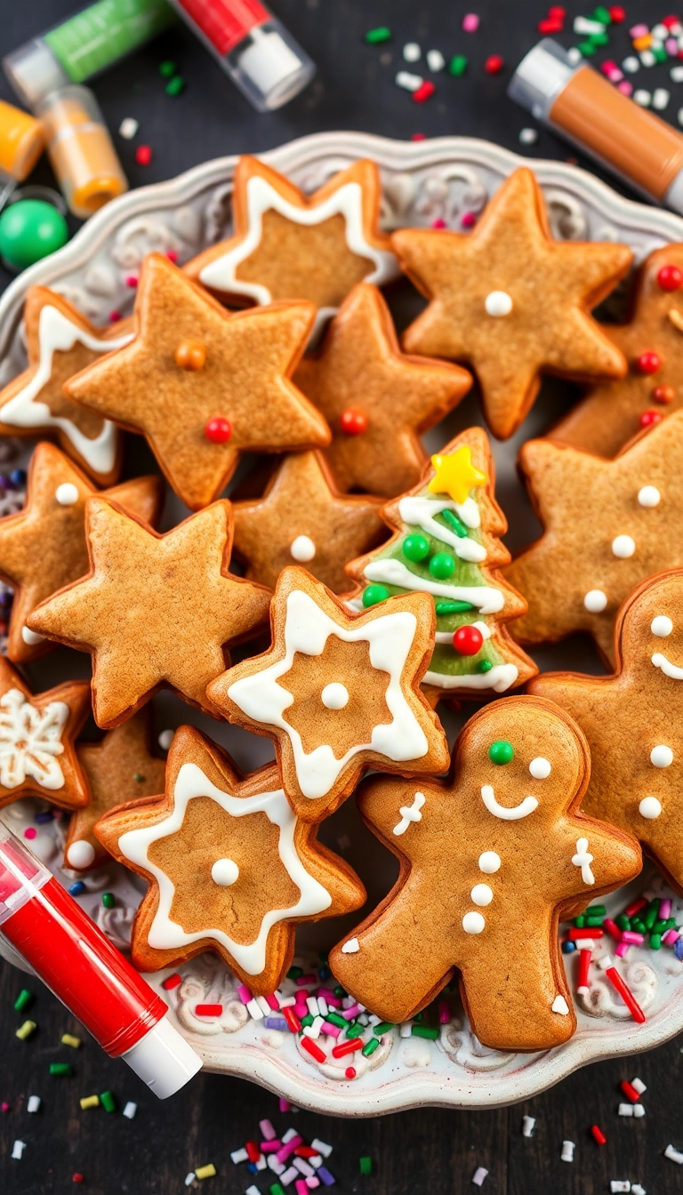 21 Christmas Party Food Ideas That Will Steal the Show (You Won't Believe #10!) - 9. Gingerbread Cookies