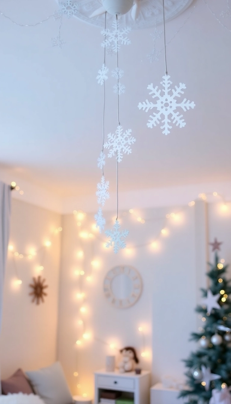 21 DIY Christmas Garland Ideas That Will Transform Your Home This Holiday Season! - 20. DIY Snowflake Garland