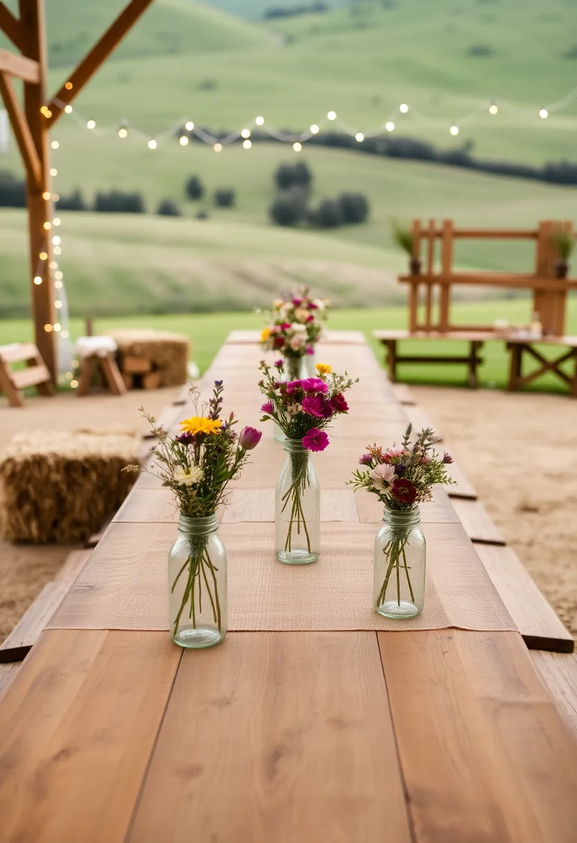 21 Stunning Green Wedding Theme Ideas That Will Make Your Heart Skip a Beat! - 3. Rustic Chic Country Wedding
