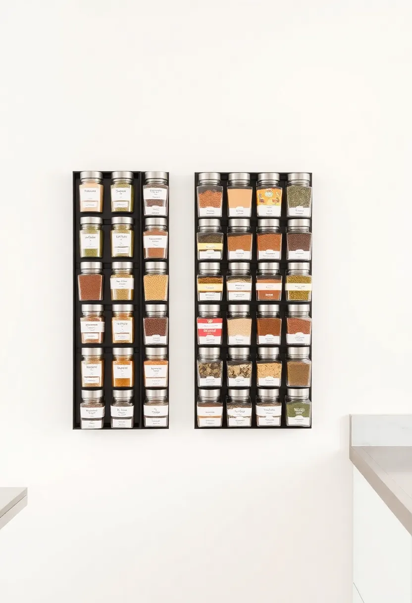 14 Brilliant Craft Ideas to Organize Your Home Like a Pro (You’ll Love #6!) - 6. Magnetic Spice Rack