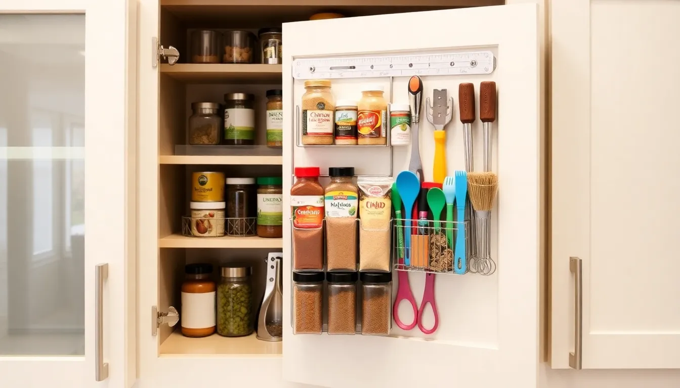 15 Kitchen Organization Hacks That'll Transform Your Space (You'll Love #6!) - 8. Over-the-Door Organizers