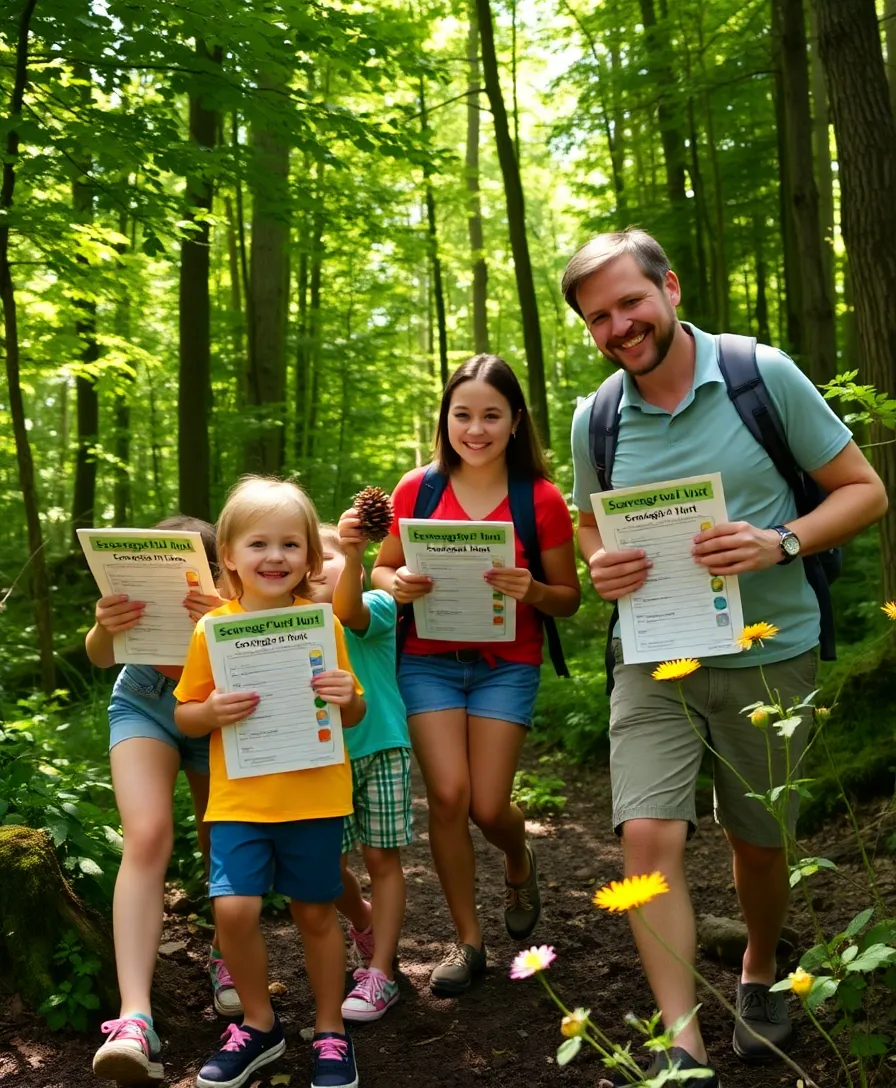 19 Fun Cabin Activities for Families That Will Bring You Closer Together (You’ll Love #13!) - 1. Nature Scavenger Hunt