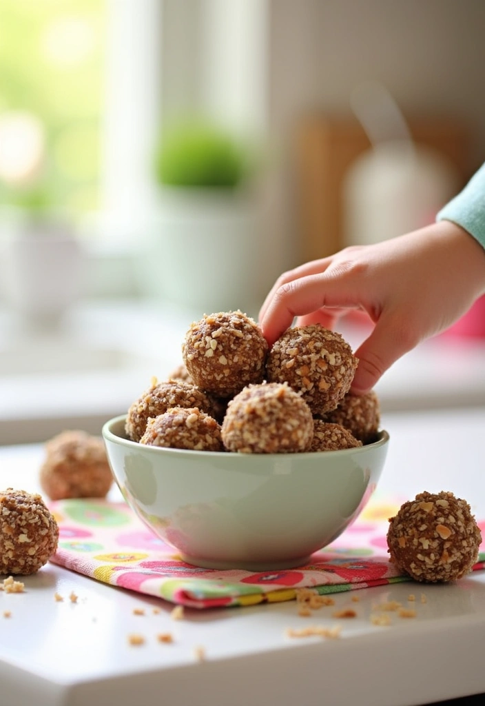 12 No-Bake 3-Ingredient Treats for Kids That Are an Absolute Must-Try! - 4. Coconut Energy Bites