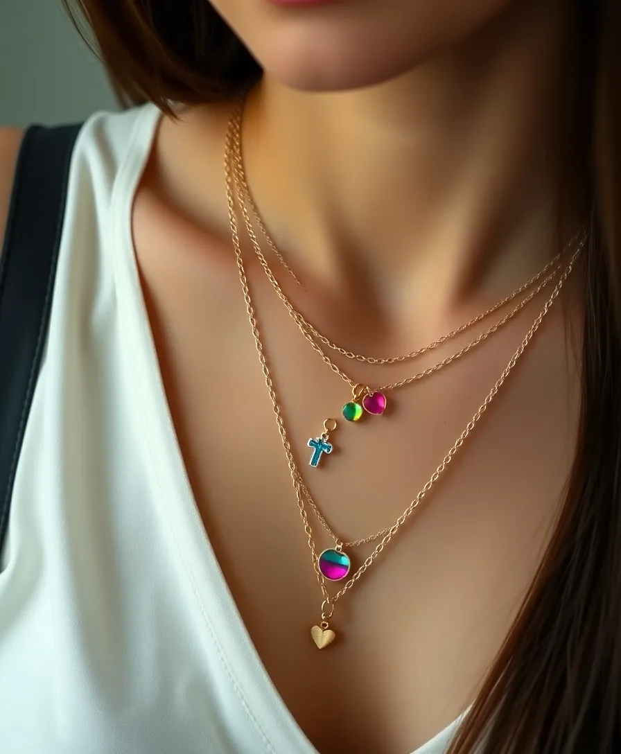 21 Must-Have eGirl Style Outfits That’ll Transform Your Wardrobe (You Won't Believe #9!) - 19. Layered Jewelry