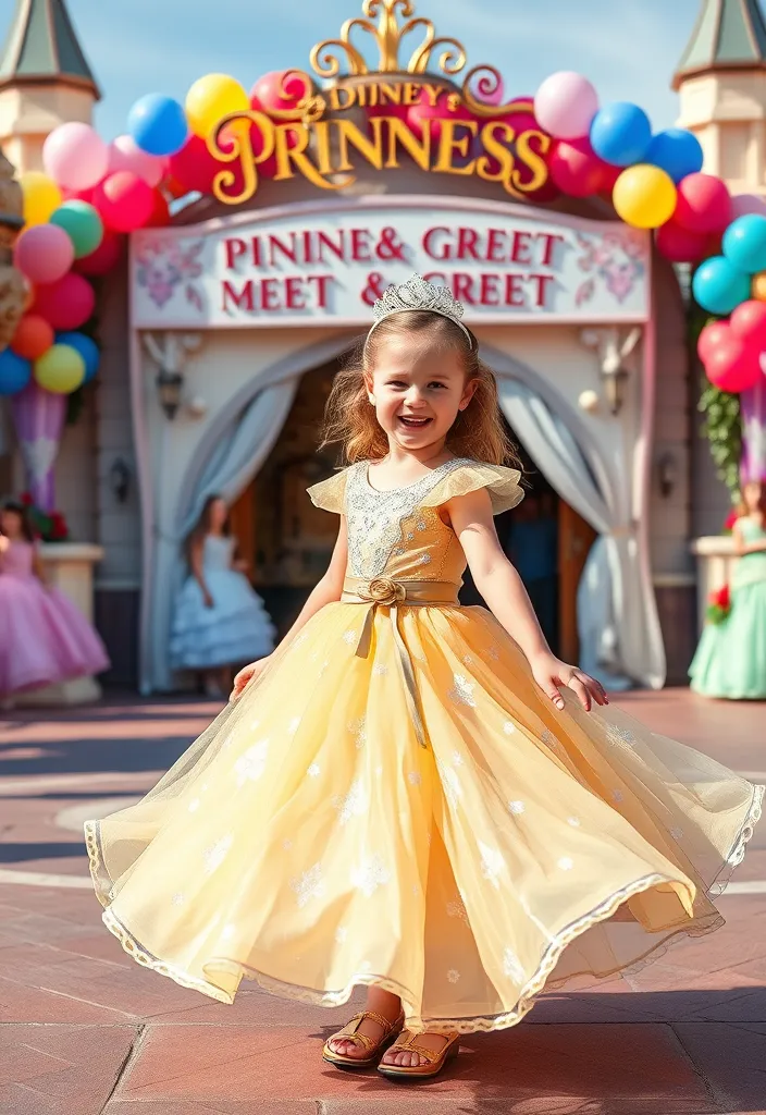 15 Fun Disney Park Outfits for Every Family Adventure (You’ll Love #10!) - 2. Princess-Inspired Outfits for Little Girls