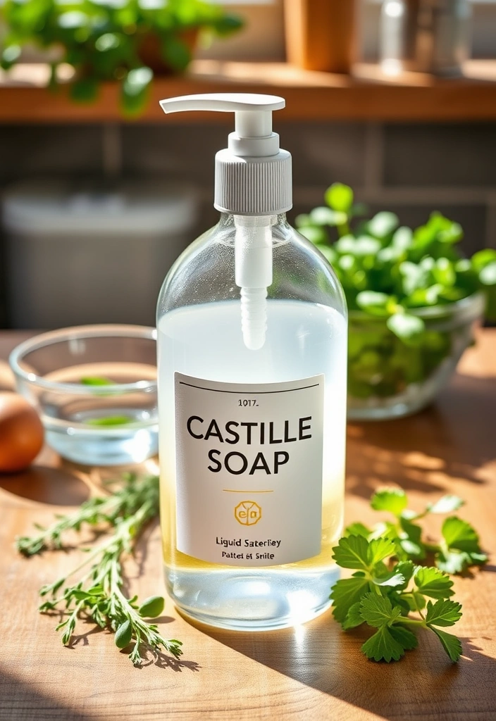 21 Non-Toxic Cleaning Hacks That'll Transform Your Home (Say Goodbye to Chemicals!) - 10. Castile Soap Cleaning Solution