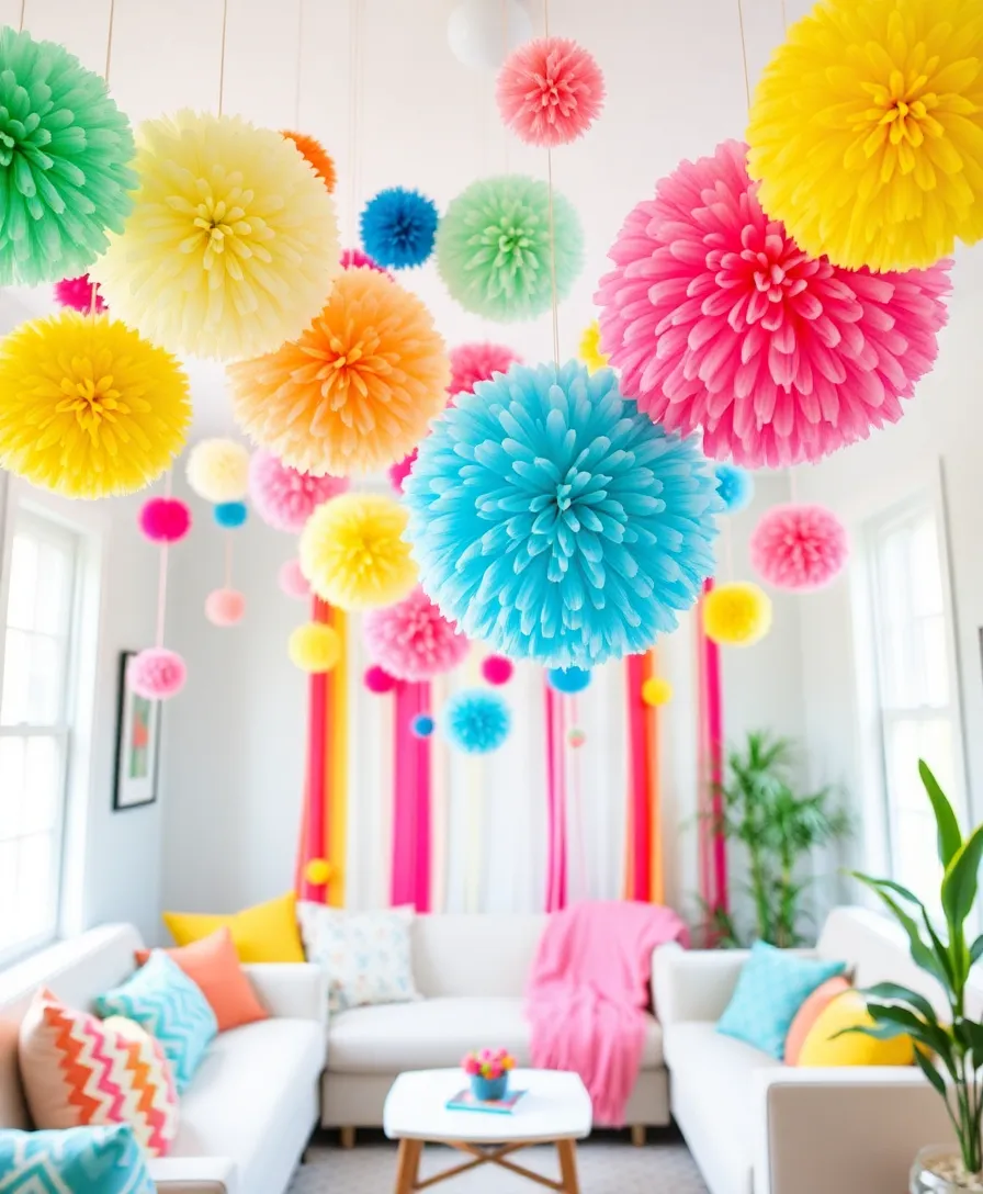 30 DIY Home Projects That'll Impress Your Friends (Even If You’re Not Crafty!) - 15. DIY Pom-Pom Decor