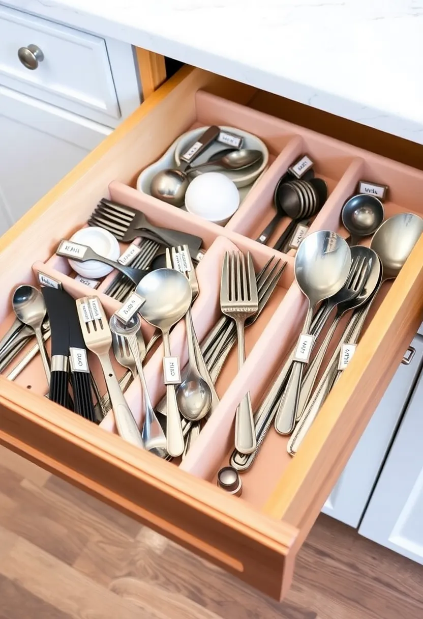 20 Kitchen Organization Hacks That'll Transform Your Space Instantly (You Won't Believe #15!) - 7. Drawer Organizers for Utensils