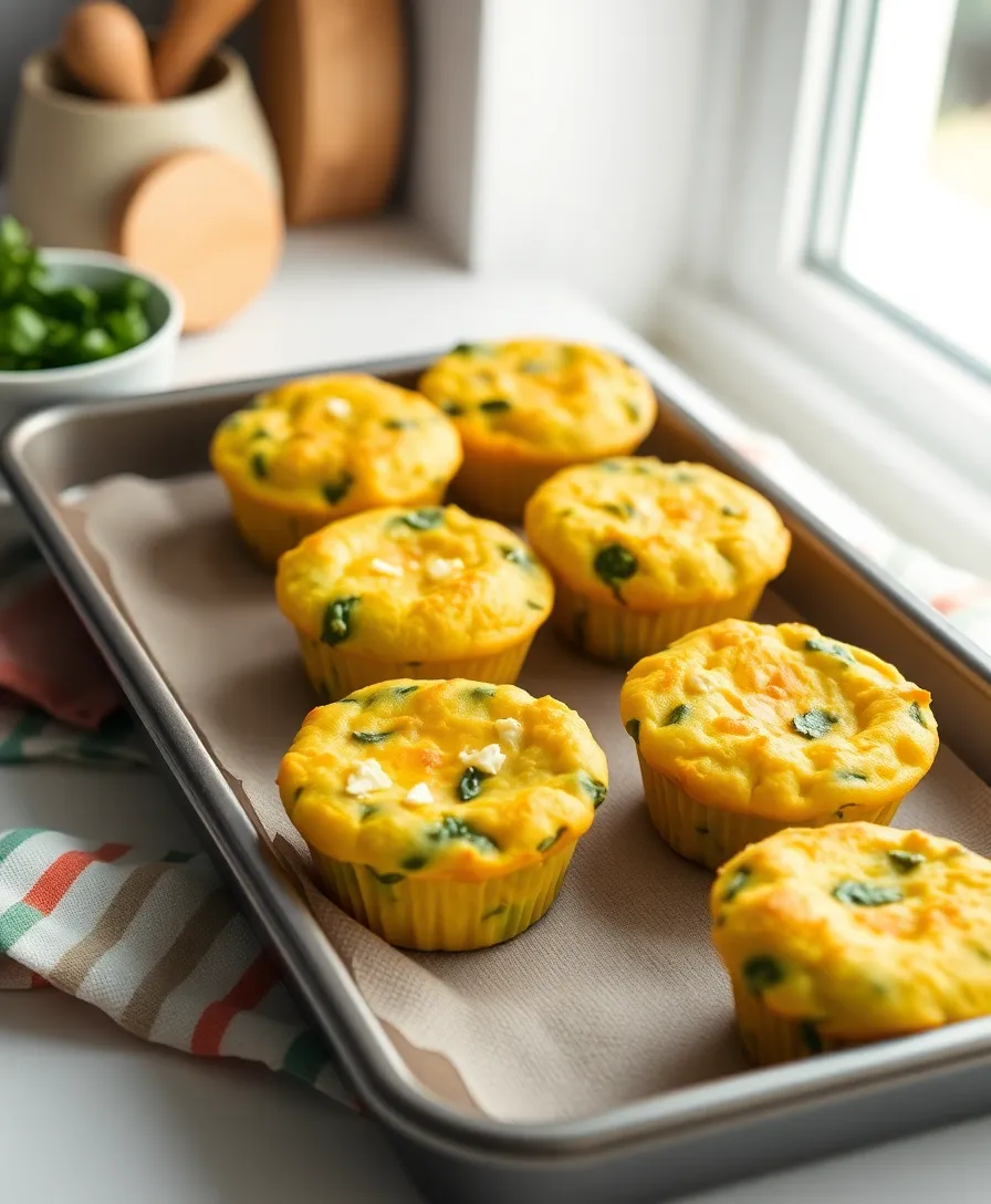 13 Healthy Breakfast Recipes That Will Kickstart Your Day (Especially #11!) - 4. Spinach and Feta Egg Muffins