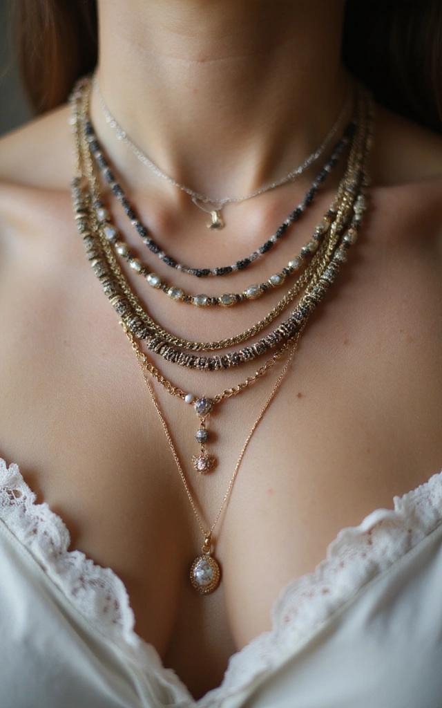 20 Affordable New York Fashion Hacks That Look Expensive (You’ll Love #12!) - 11. Layered Necklaces