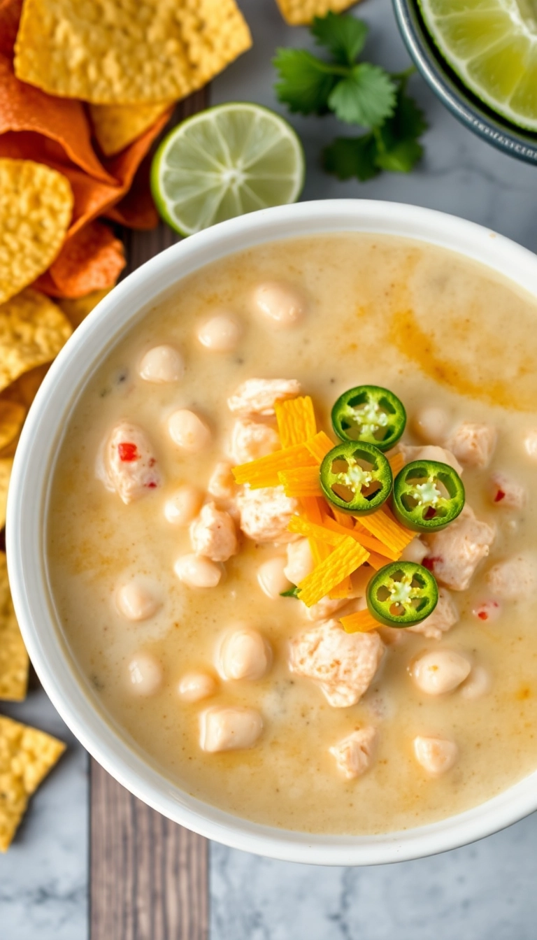 23 Chicken Chili Ideas That Will Spice Up Your Dinner Routine (You Won't Believe #12!) - 2. Creamy White Chicken Chili