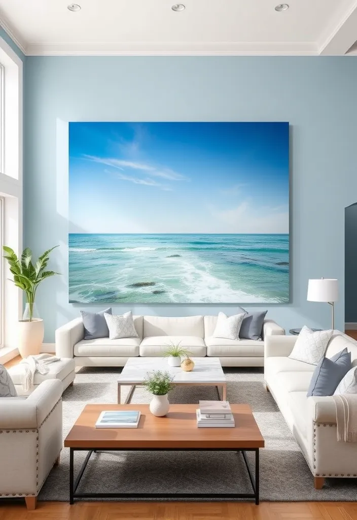 10 Fisherman Aesthetic Decor Ideas That'll Transform Your Space Into a Nautical Paradise! - 8. Ocean-Inspired Wall Art