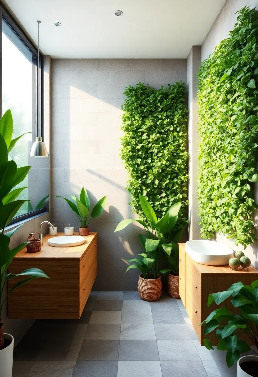 10 Bathroom Trends that will Transform Your Space into a Tranquil Oasis! - 1. Biophilic Design Elements