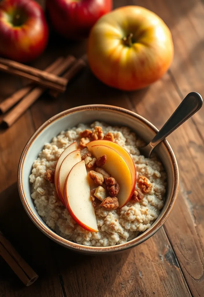 18 Healthy Crockpot Recipes You Won't Believe Are Low-Calorie! - 13. Apple Cinnamon Oatmeal