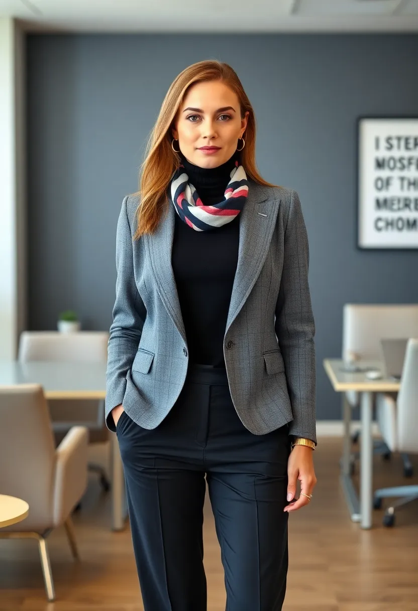 16 Work Outfits That'll Make You Feel Like a Boss (And Look Like One Too!) - 5. Chic Layered Look