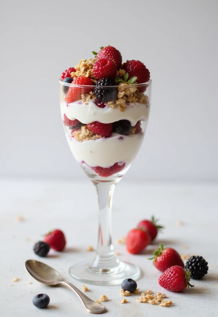 20 Healthy Snack Ideas That Are Quick and Easy to Make at Home (Say Goodbye to Junk Food!) - 2. Greek Yogurt Parfait