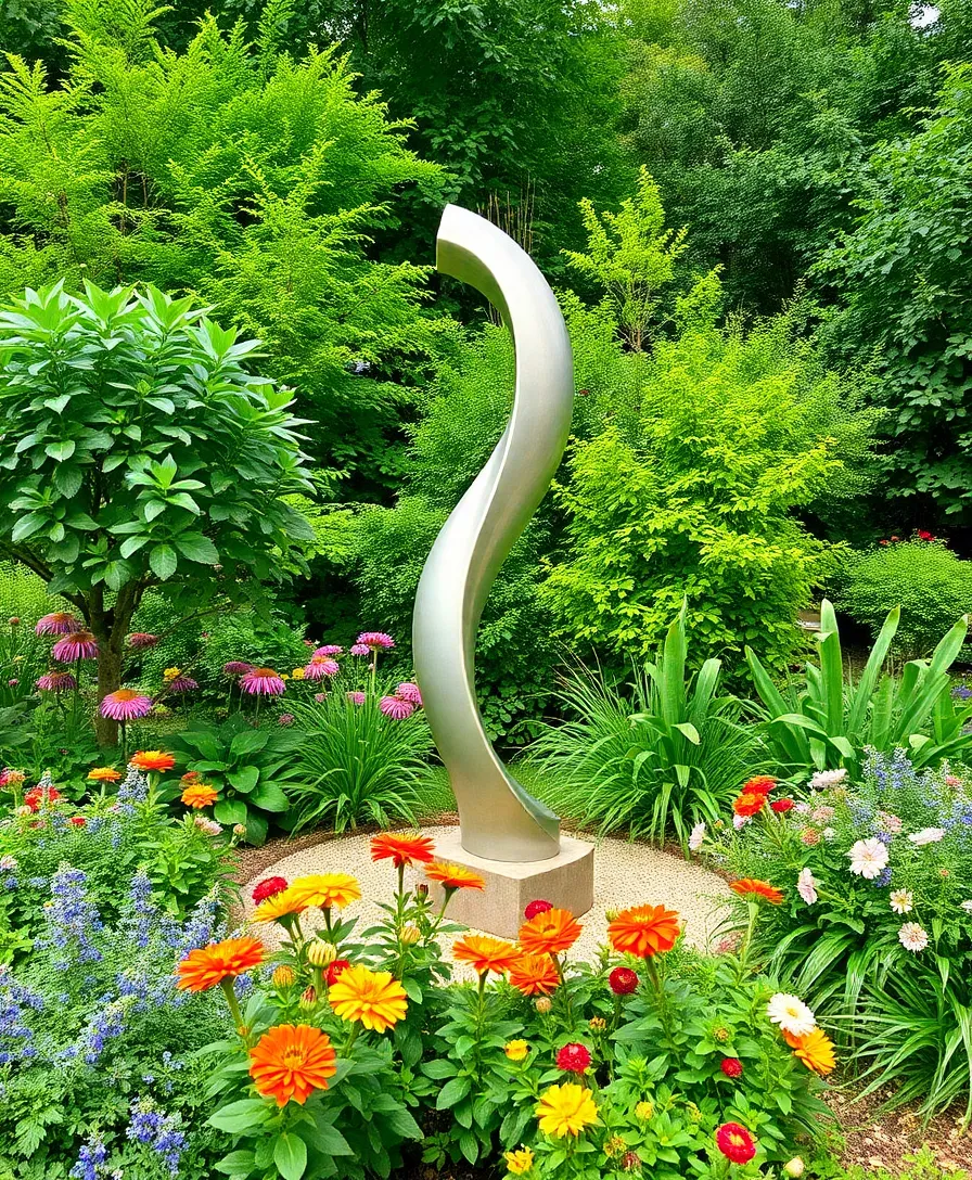 21 Inspiring Garden Design Ideas That'll Transform Any Space Into a Paradise! - 20. Garden Sculptures: Art in Nature