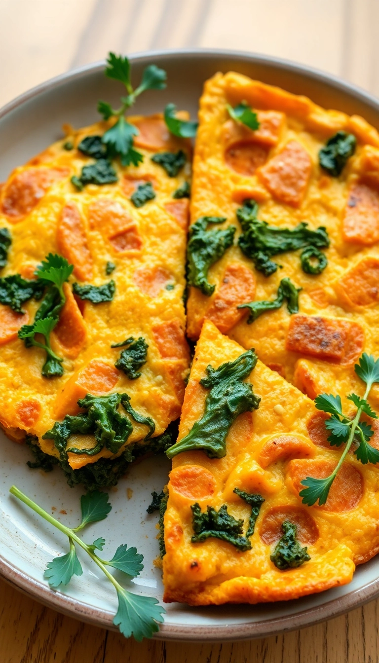 21 Healthy Winter Meals That’ll Warm Your Soul (And Your Kitchen!) - 14. Sweet Potato and Kale Frittata