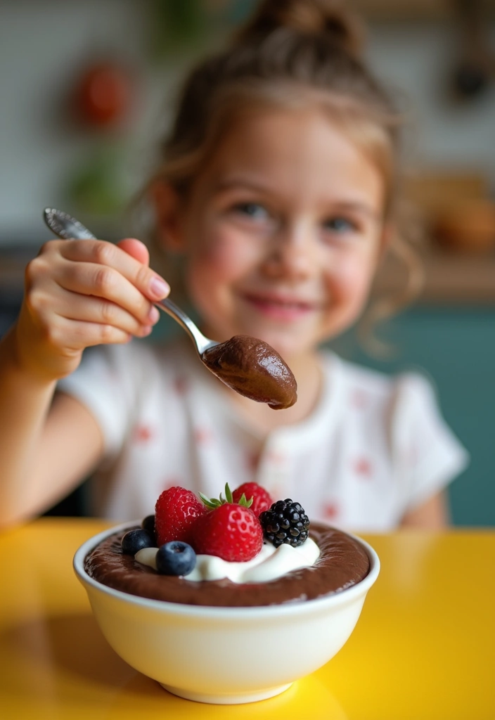 12 No-Bake 3-Ingredient Treats for Kids That Are an Absolute Must-Try! - 10. Chocolate Avocado Pudding