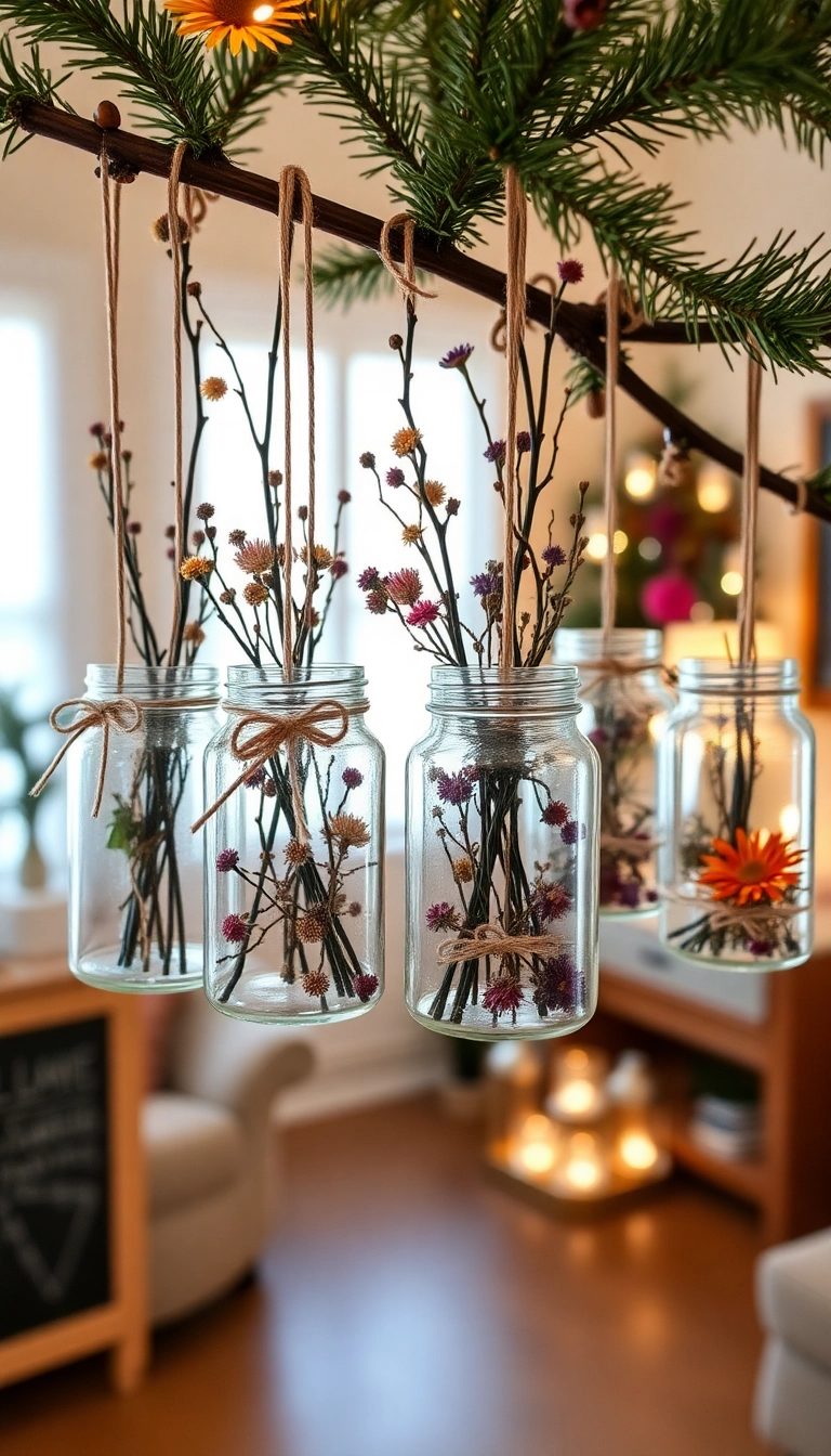 12 Eco-Friendly Christmas Tree Decoration Ideas That Are Good for the Planet! - 1. Upcycled Glass Jar Ornaments