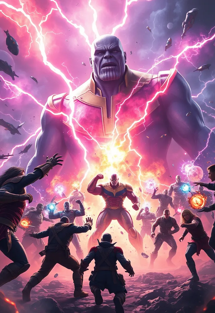 25 Must-Read Thanos Squid Game Fanfics That Will Blow Your Mind! - 15. The Cosmic Showdown