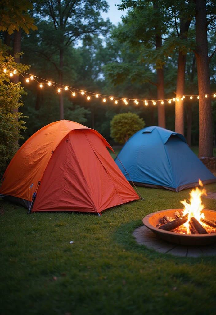 20 Amazing Summer Outdoor Ideas That Will Make Your Backyard the Neighborhood Hot Spot! - 2. DIY Backyard Campout