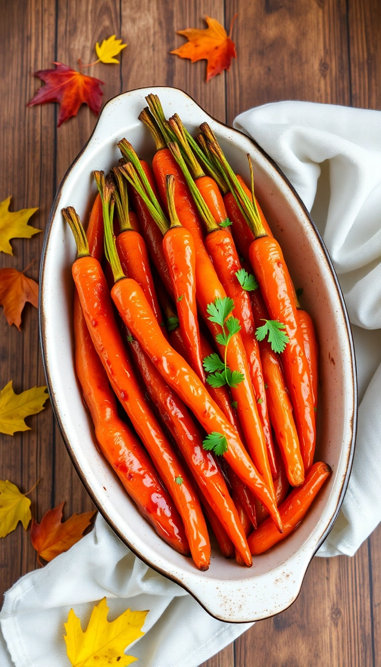 23 Thanksgiving Dinner Ideas That'll Make Your Feast Unforgettable! - 2. Maple-Glazed Carrots