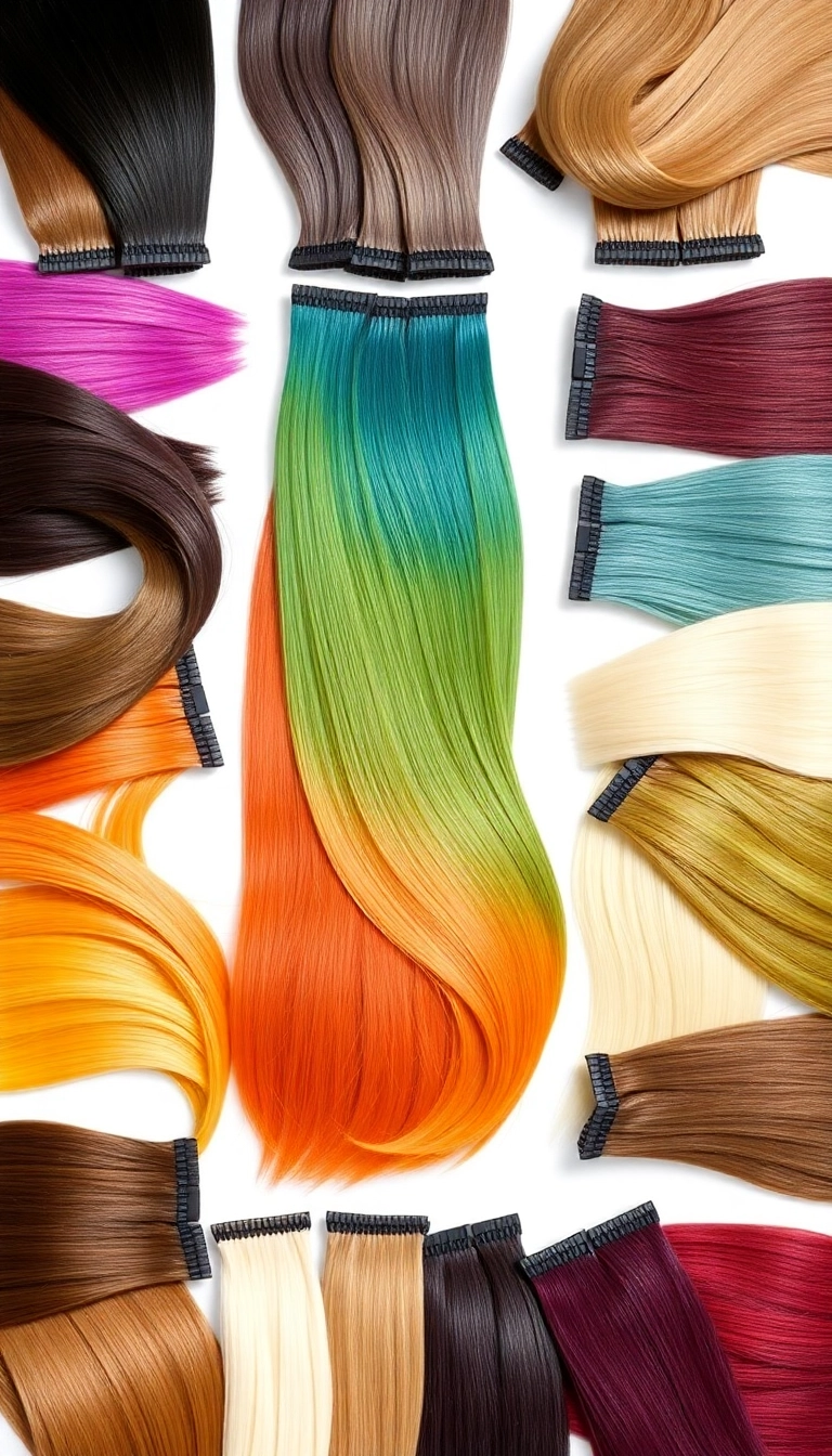 15 Must-Have Wholesale Clip-In Hair Extensions for a Glamorous Makeover (Check Out #8!) - 13. Color Mixing: Create Your Unique Blend