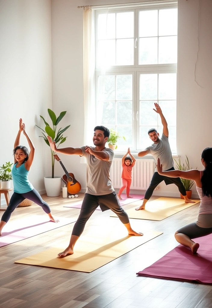 15 Family Workouts That Make Getting Fit a Blast (You’ll Love #7!) - 3. Yoga Together