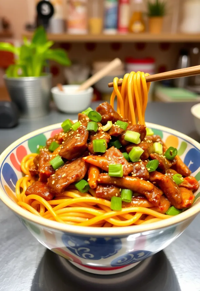 15 Mouthwatering Beef Recipes That Will Make You the Dinner Hero! - 14. Beef Szechuan Noodles