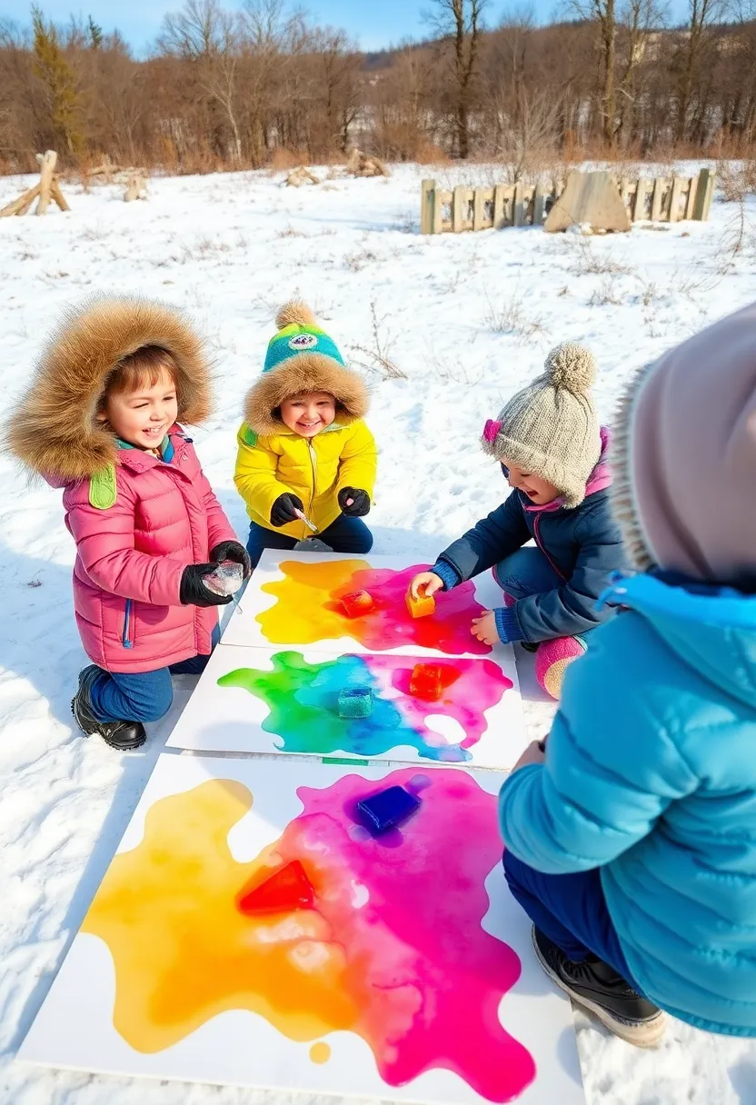 Winter Wonderland: January Preschool Crafts and Ideas This New Year! - 6. Frosty Fun with Ice Painting