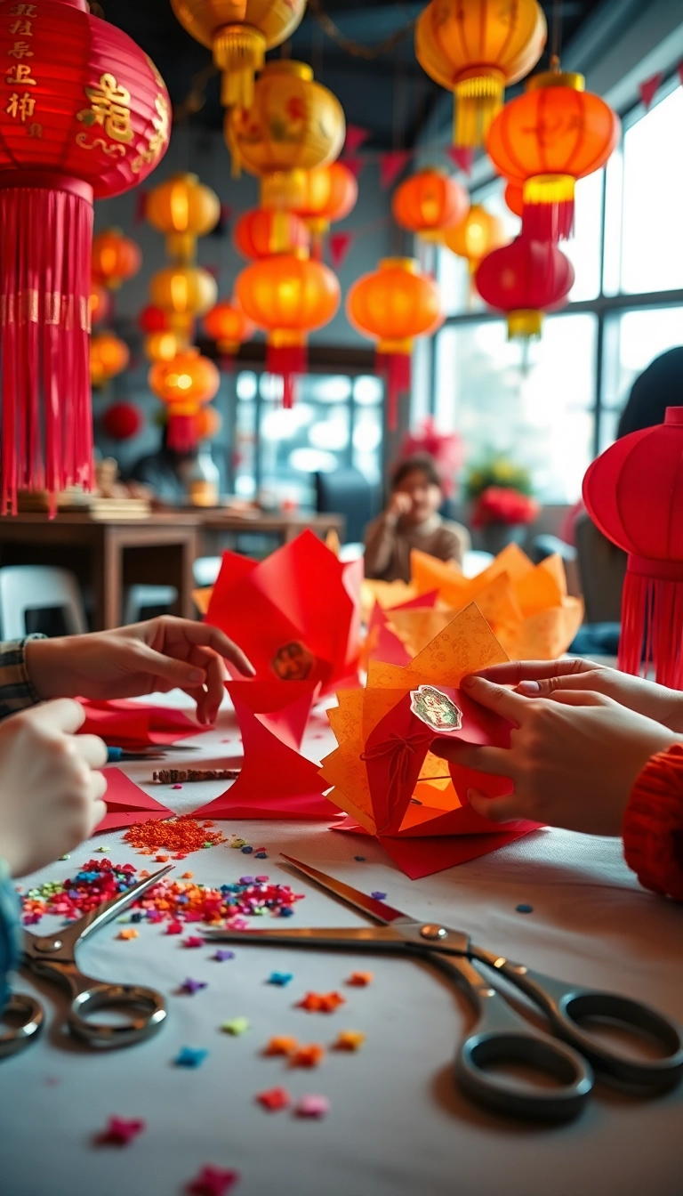 25 Fun Chinese New Year Activities for Families to Enjoy Together (Make Memories!) - 1. Crafting Chinese Lanterns