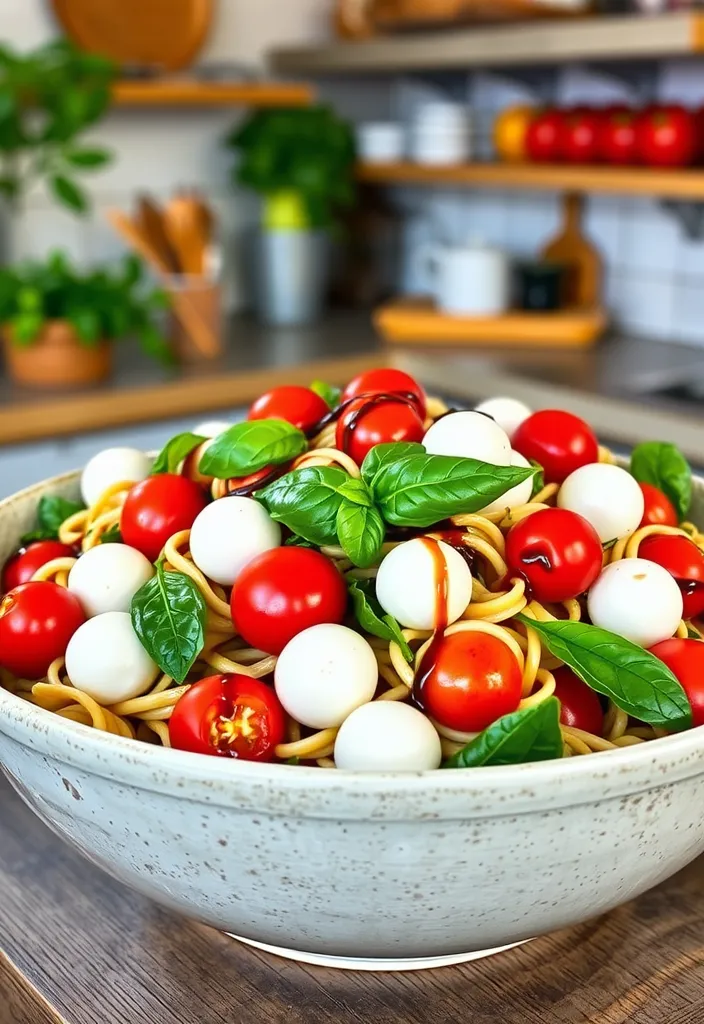 15 Quick Dinner Recipes That'll Save You Time and Impress Your Family (You Won't Believe #7!) - 4. Caprese Pasta Salad