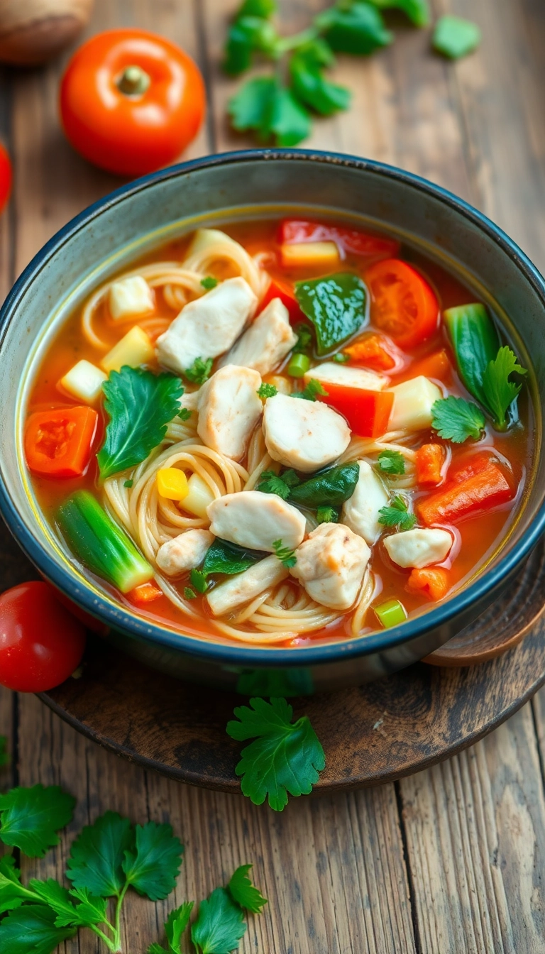 25 Mind-Blowing Chicken Noodle Soup Recipes You Need to Try Right Now! - 9. Vegetable Chicken Noodle Soup