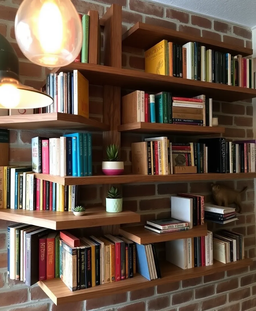 10 Rustic Bookstore Decor Ideas That Will Transform Your Reading Space (You Won't Believe #4!) - 1. Reclaimed Wood Shelves