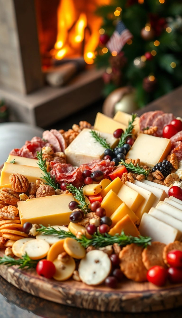 21 Festive Christmas Party Food Ideas That Will Wow Your Guests (You Won't Believe #10!) - 5. Festive Cheese Board