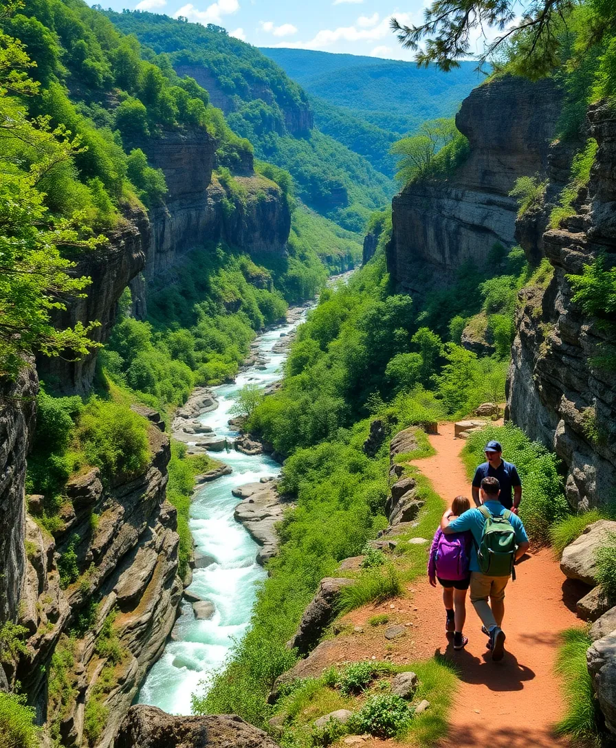 Unlock the Secrets: 15 Hidden Travel Gems in the USA You Must Visit! - 4. Little River Canyon, Alabama