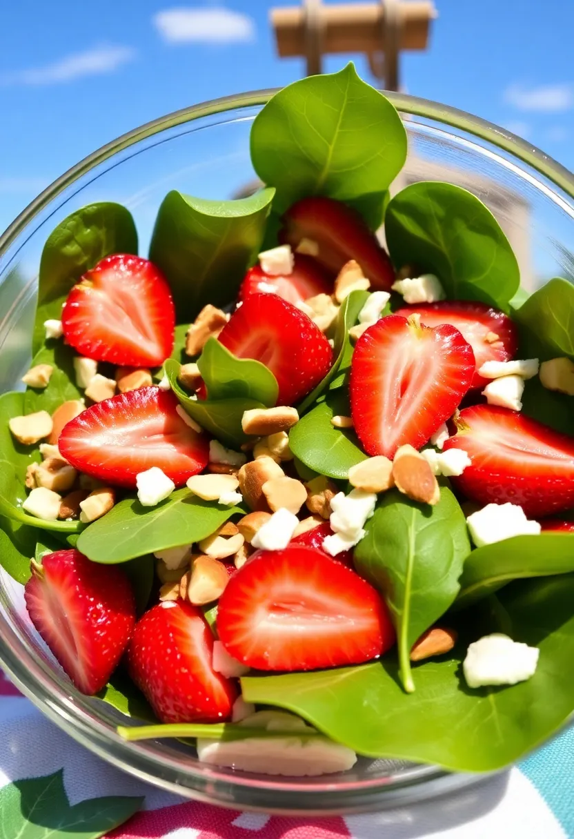 18 Fresh and Easy Healthy Salads That Will Keep You Fit (You’ll Want to Try #7!) - 3. Spinach & Strawberry Salad