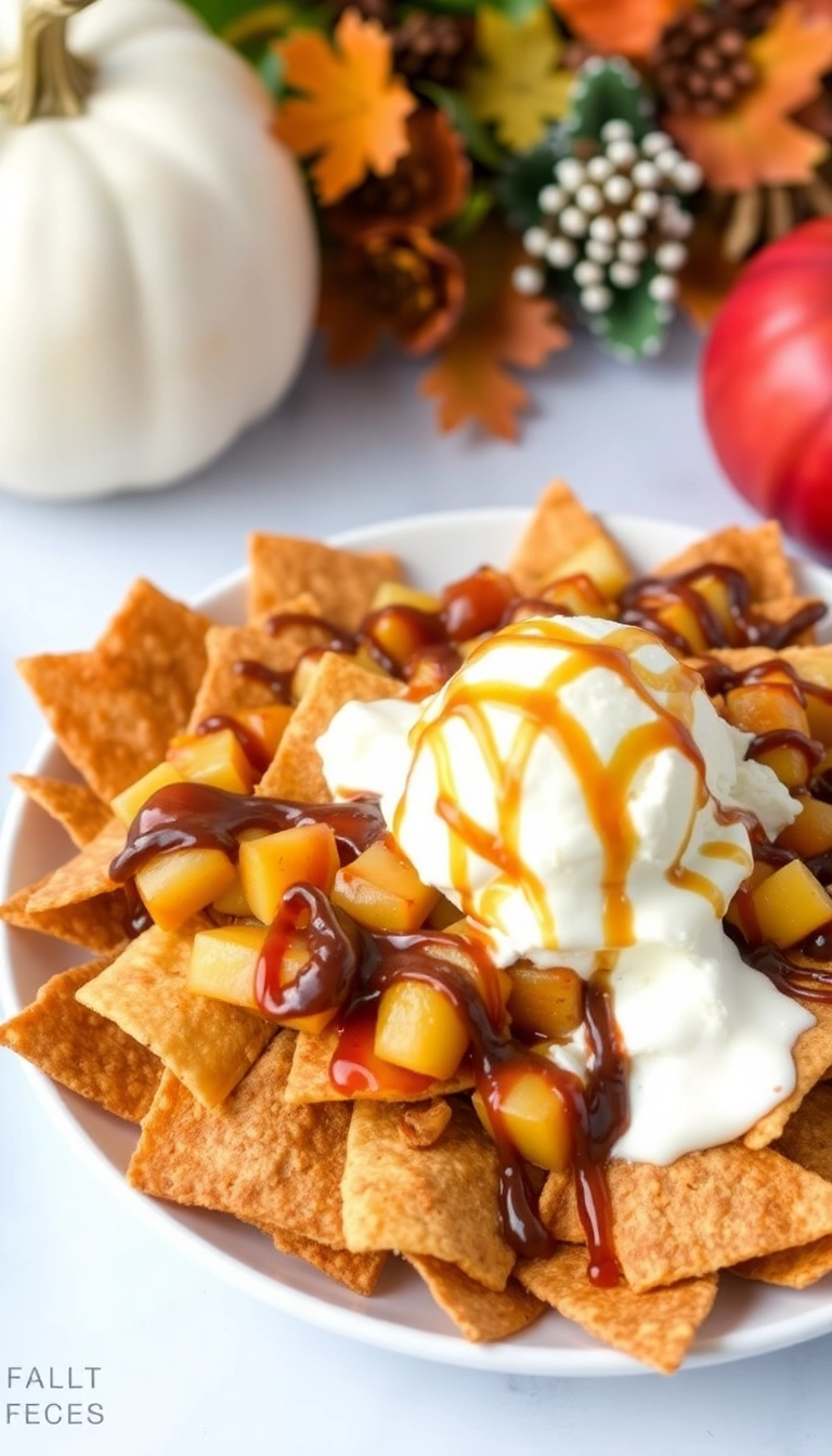 21 Fun Thanksgiving Dessert Ideas That'll Impress Your Guests (You Won't Believe #7!) - 2. Apple Pie Nachos