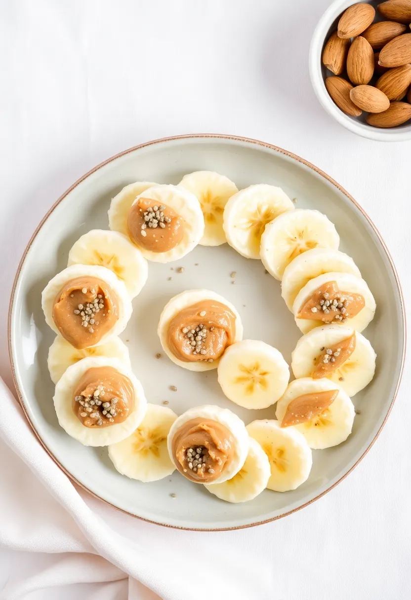 20 Self-Care Snack Recipe Ideas That Are So Delicious You Won't Want to Share! - 4. Almond Butter Banana Bites