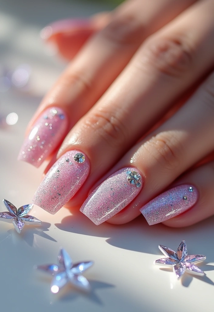 These 10 Spring 2025 Nail Designs Will Instantly Elevate Your Style Game! - 10. Sparkle & Shine