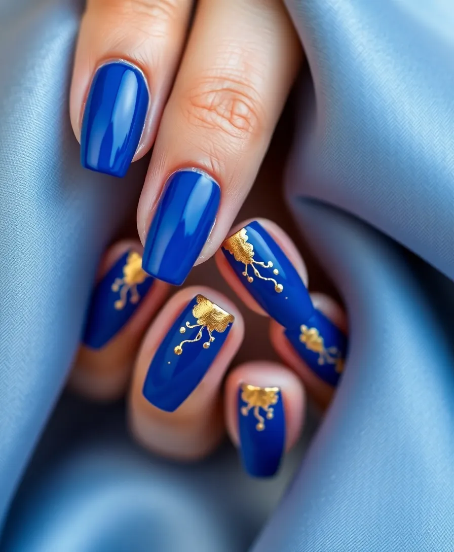 15 Stunning January Nail Designs to Rock This Winter (You Won't Believe #7!) - 13. Metallic Accents