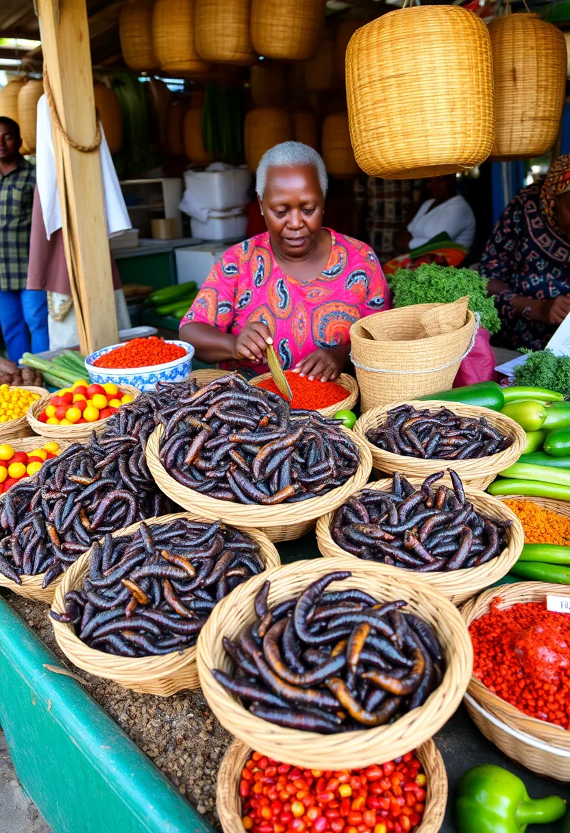 21 Unique Delicacy Foods from Around the World You Didn't Know Existed! - 14. Mopane Worms - Southern Africa