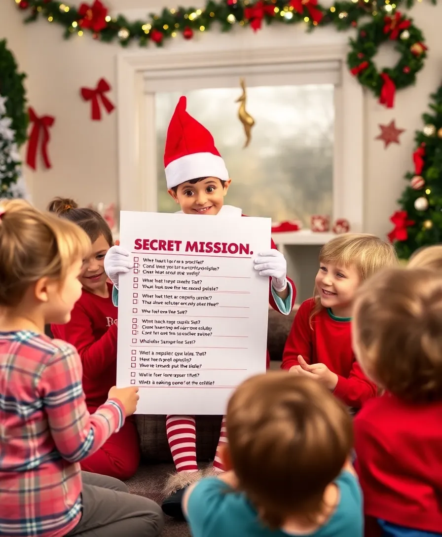 20 Elf on the Shelf Activities Your Kids Will Beg for Every December! - 18. Elf's Secret Mission