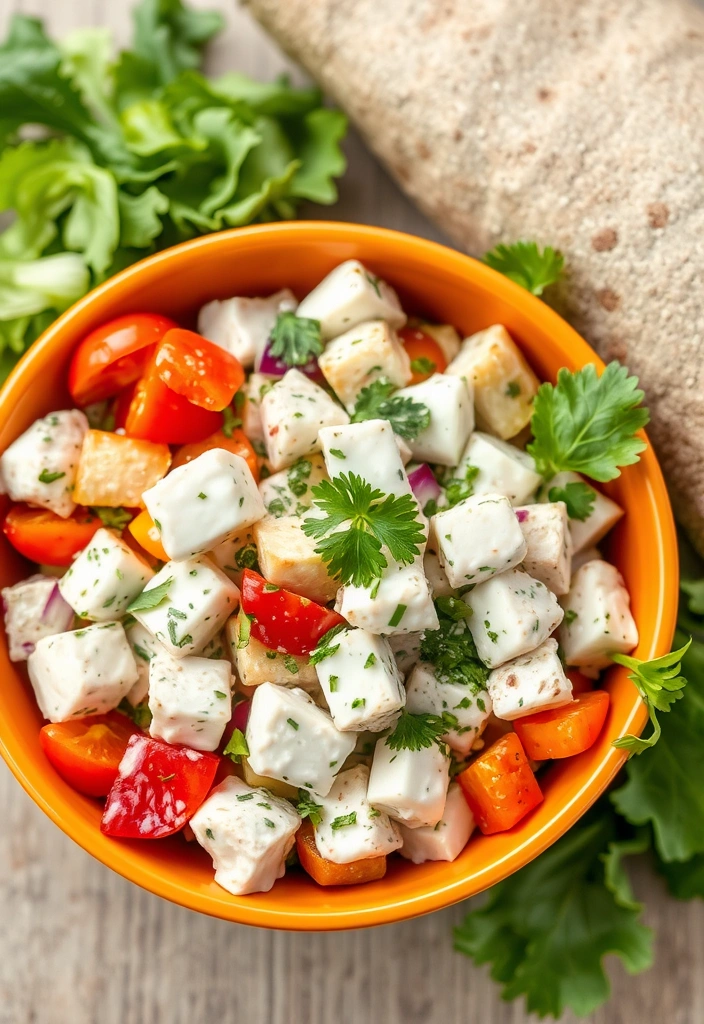 12 Healthy Dinner Ideas That Taste Indulgent (Get Ready for #5!) - 12. Greek Yogurt Chicken Salad