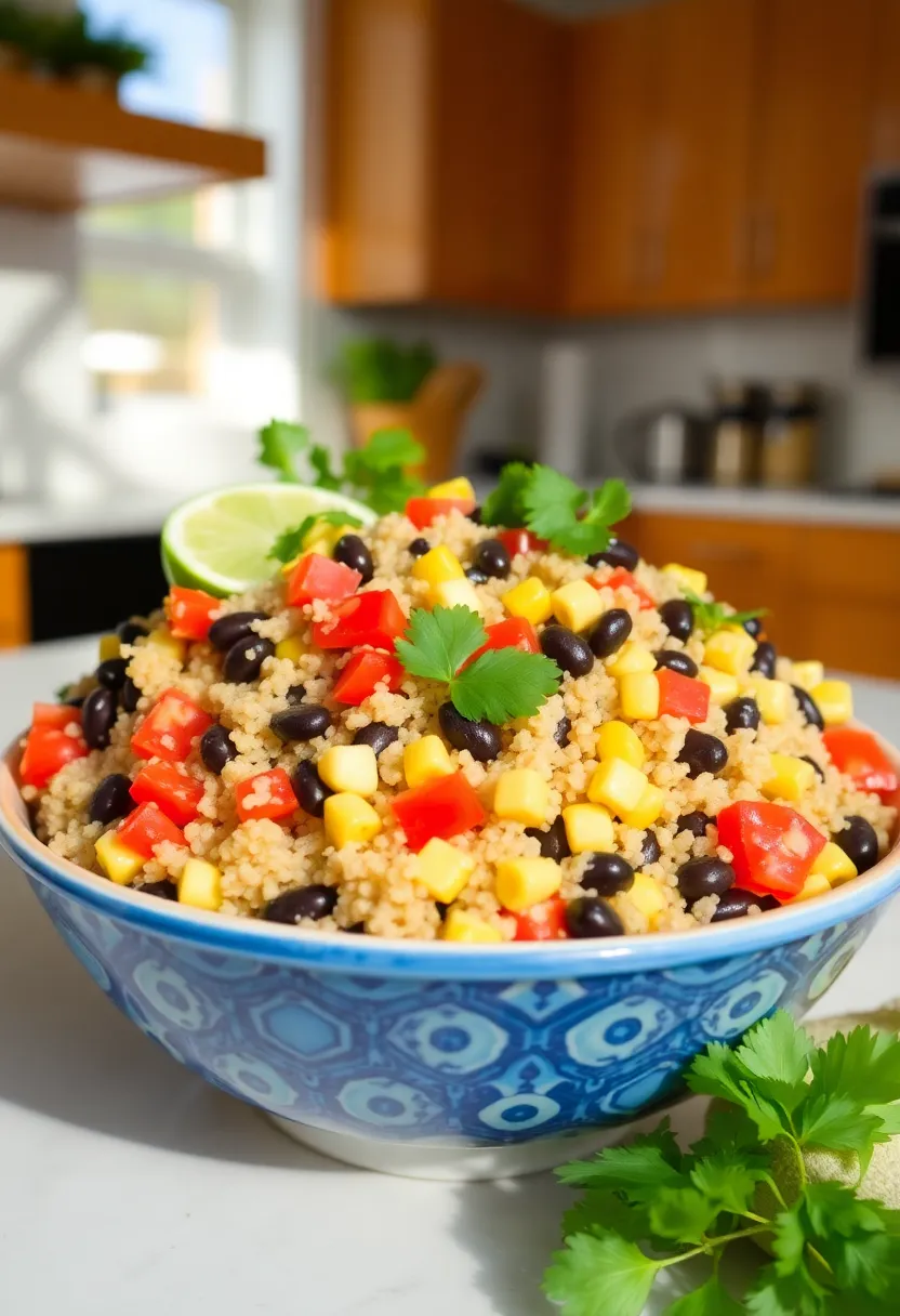 18 Fresh and Easy Healthy Salads That Will Keep You Fit (You’ll Want to Try #7!) - 1. Quinoa & Black Bean Salad